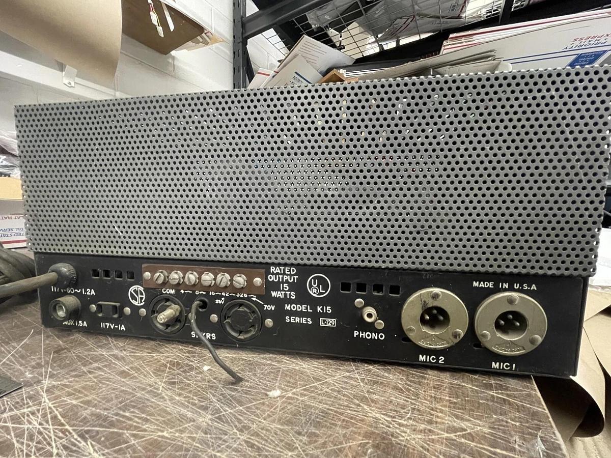 Used Bogen/Dictograph K15 Tube Amp