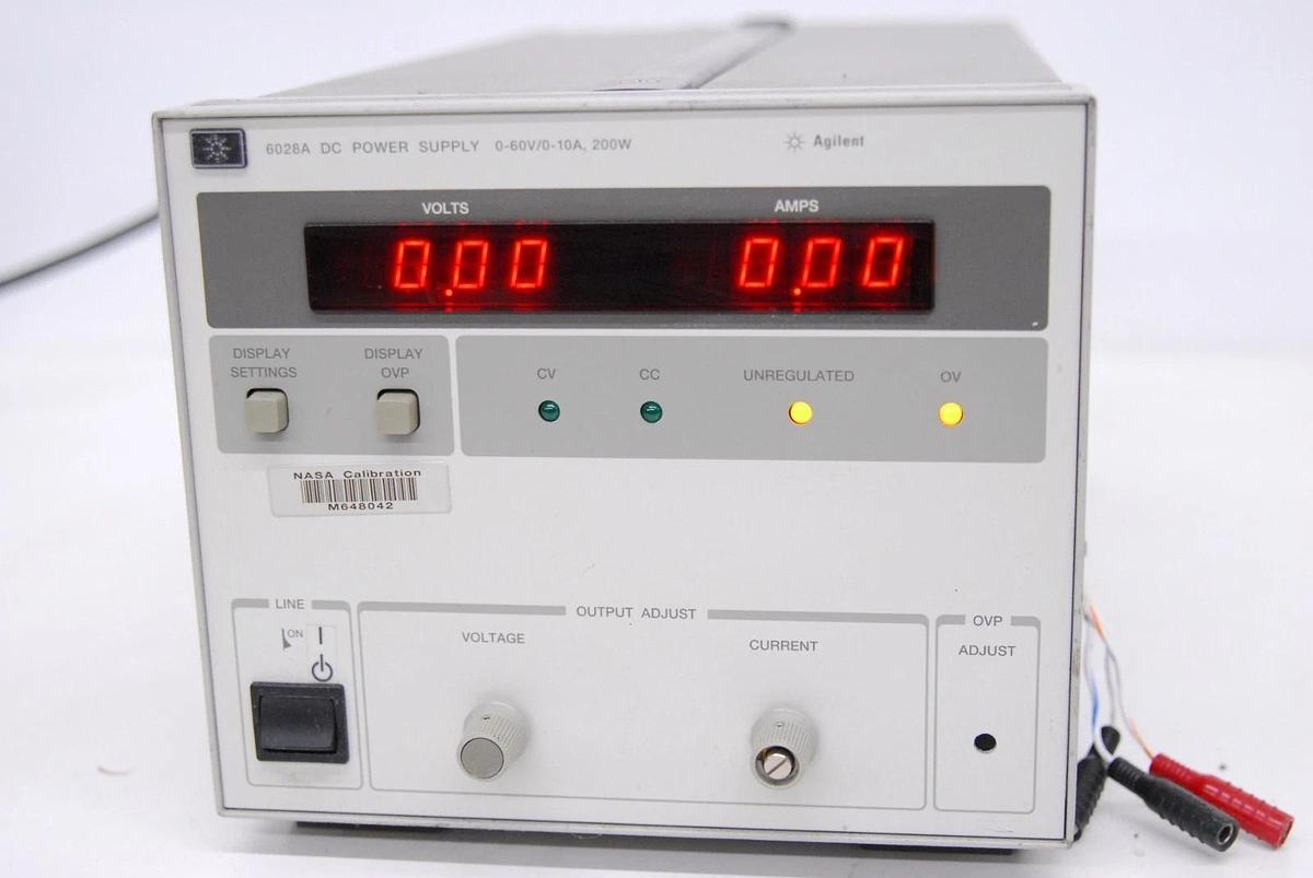 Used Agilent 6028A DC Power Supply (0-60V/0-10A, 200W)