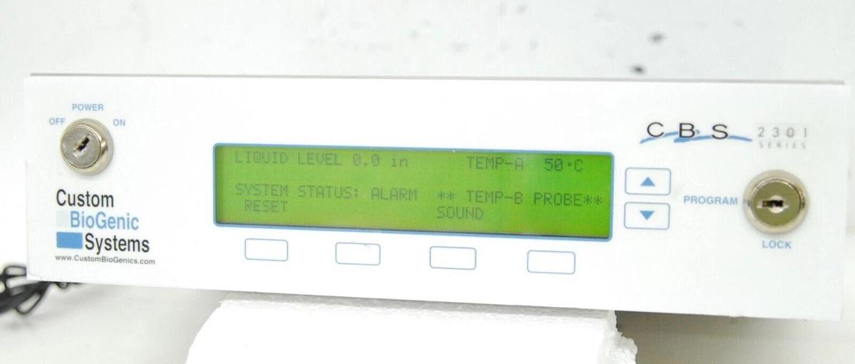 Used CBS Model 2301 Controller (from Cryo Freezer) Custom BioGenic Systems