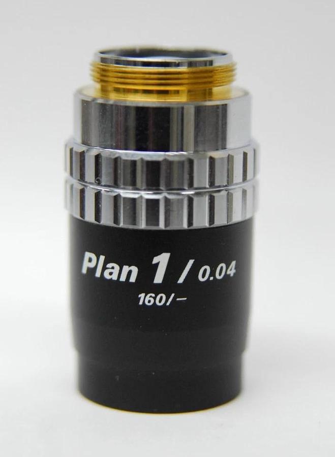 Used Nikon Plan 1/0.04 160/- Microscope Objective