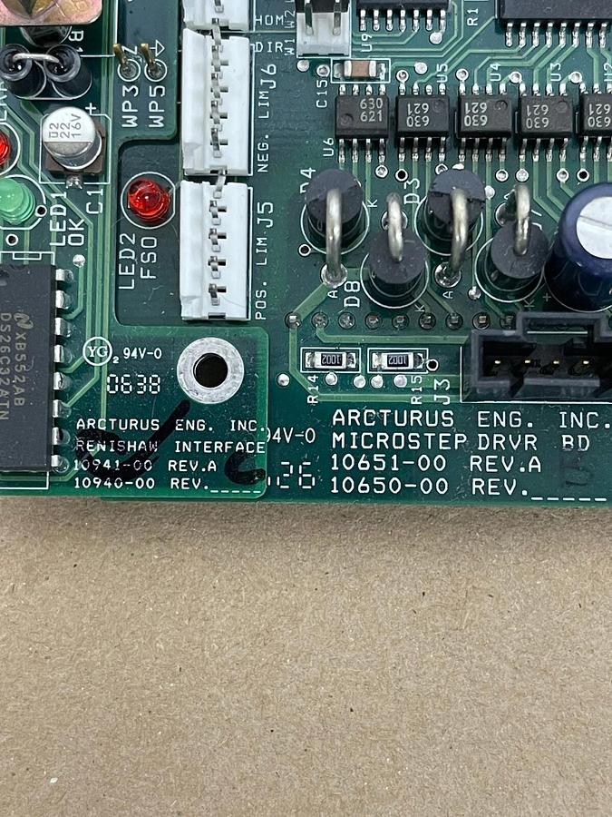 Used Arcturus Microstep DRVR BD 10651-00 W/ Renishan Interface 10941-00 (Veritas 704)