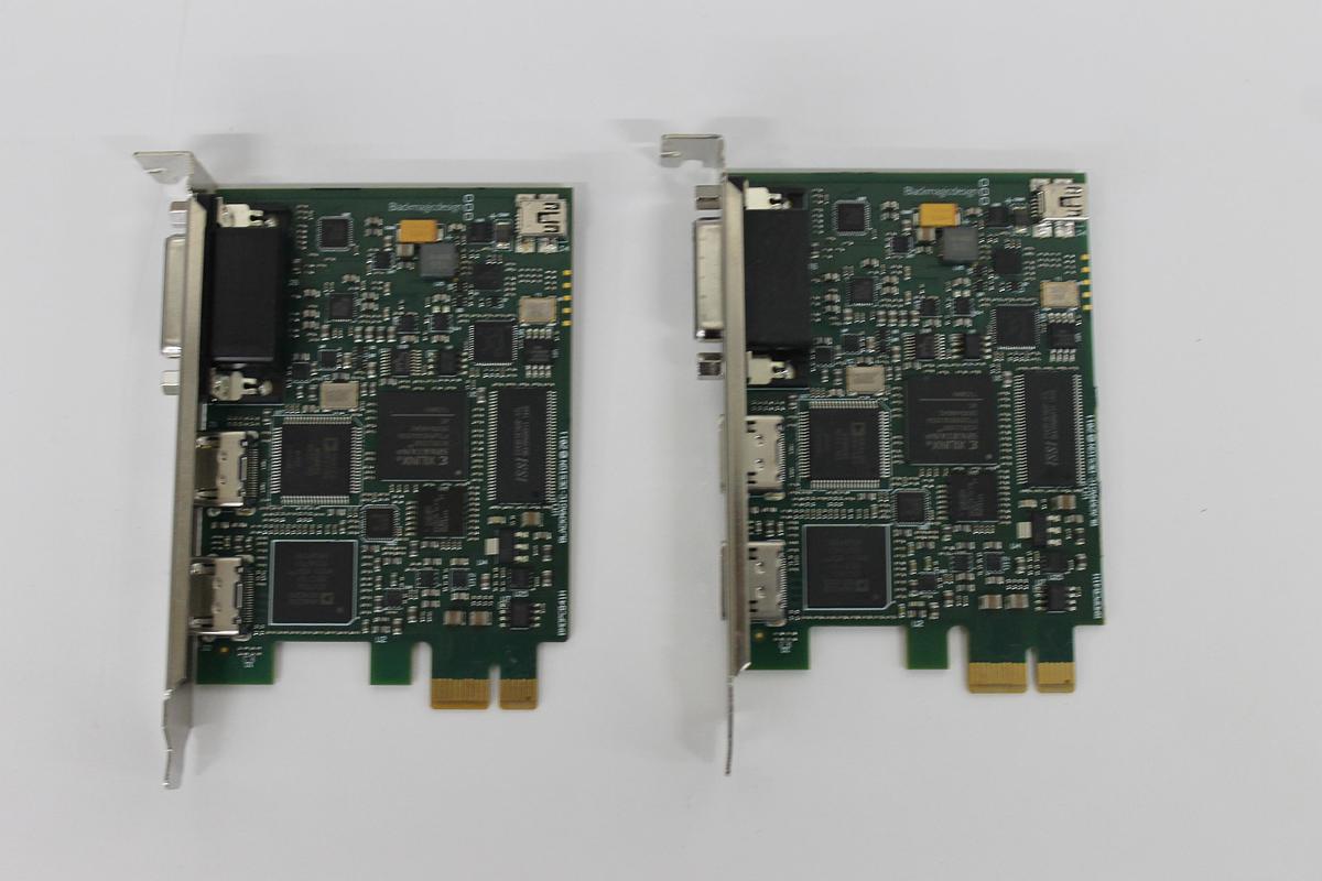 Used Blackmagic Intensity Pro 2 Capture Card BMDPCB41H LOT OF 2