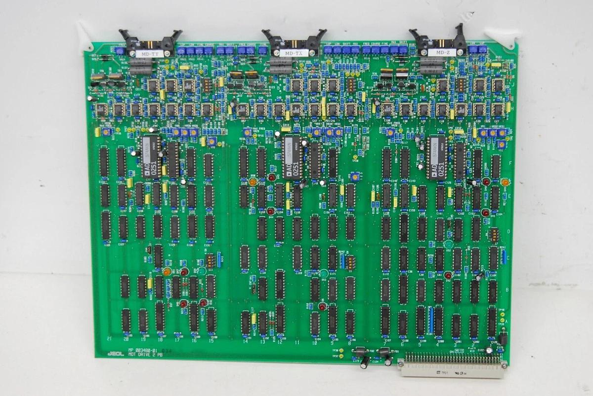 Used Jeol MP003480-01 MOT DRIVE 2 PB for Jeol JEM 1230 TEM Electron Microscope