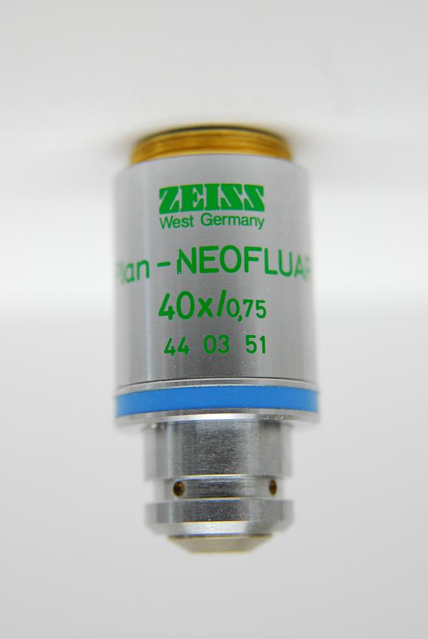 Used Zeiss 440351 Plan-NEOFLUAR Ph2 40x/0.75 Infinity/0.17 Microscope Objective