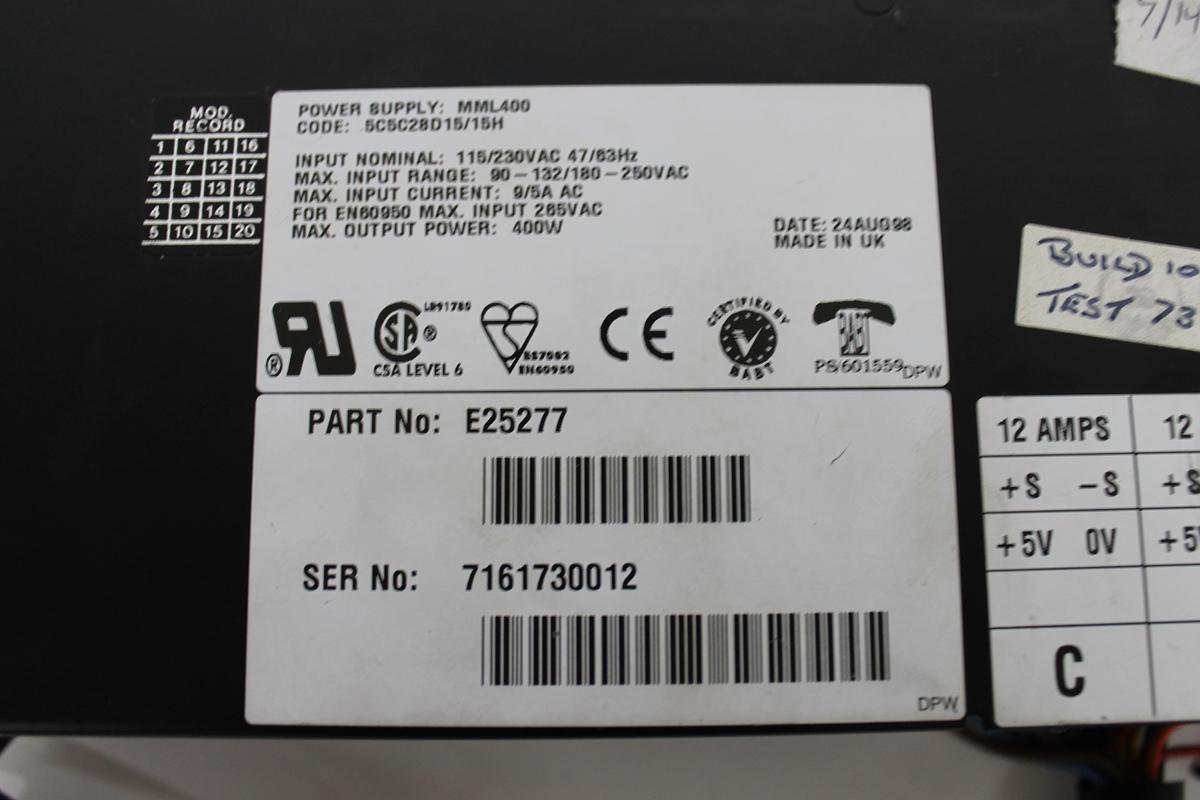 Used Coutant Lambda Omega MML400 Power Supply