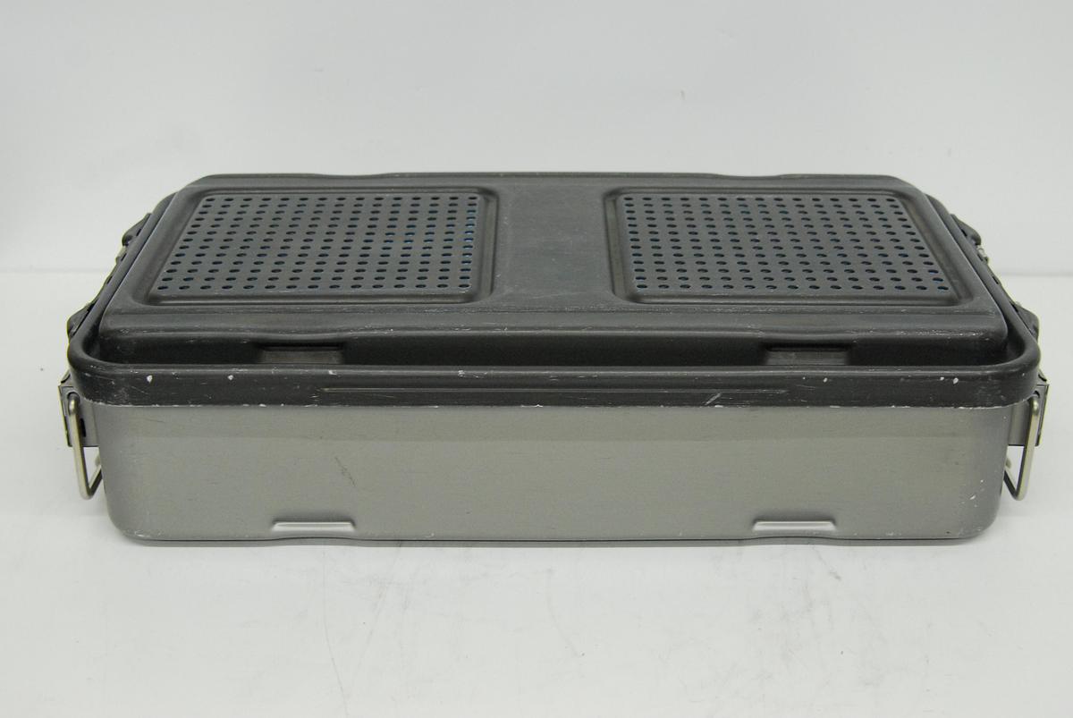 Used V Mueller Genesis Sterilization Box 12"x21"x4" / Filter Holders, Basket