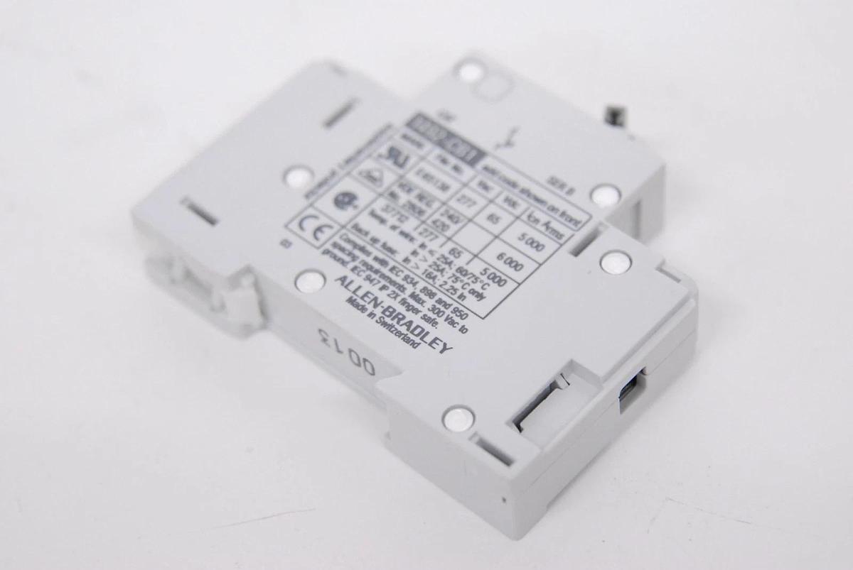 Used Allen-Bradley 1492-CB1 H120 12A Single-Pole DIN Rail Circuit Breaker