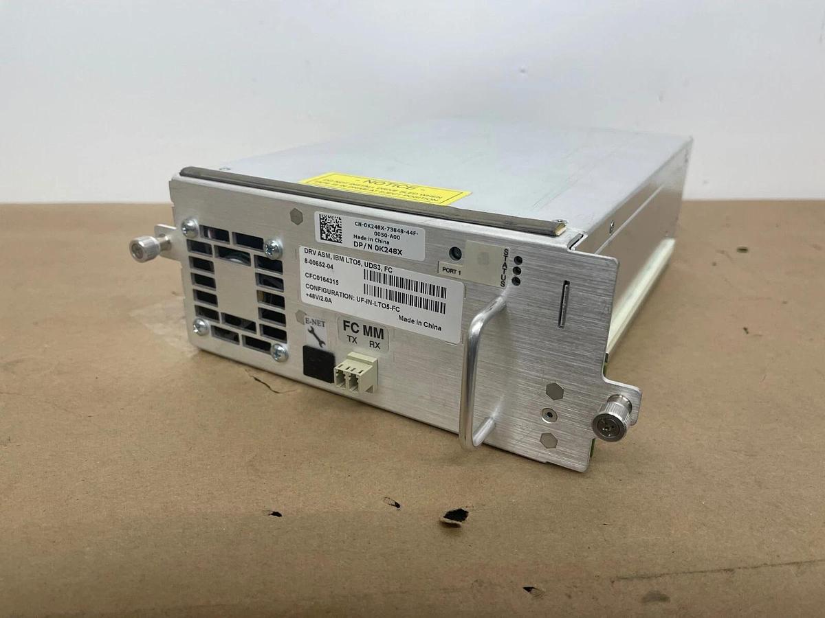 Used Dell 0K248X IBM LTO-5 FC Tape Drive Module UF-IN-LTO5-FC ML6000 Library