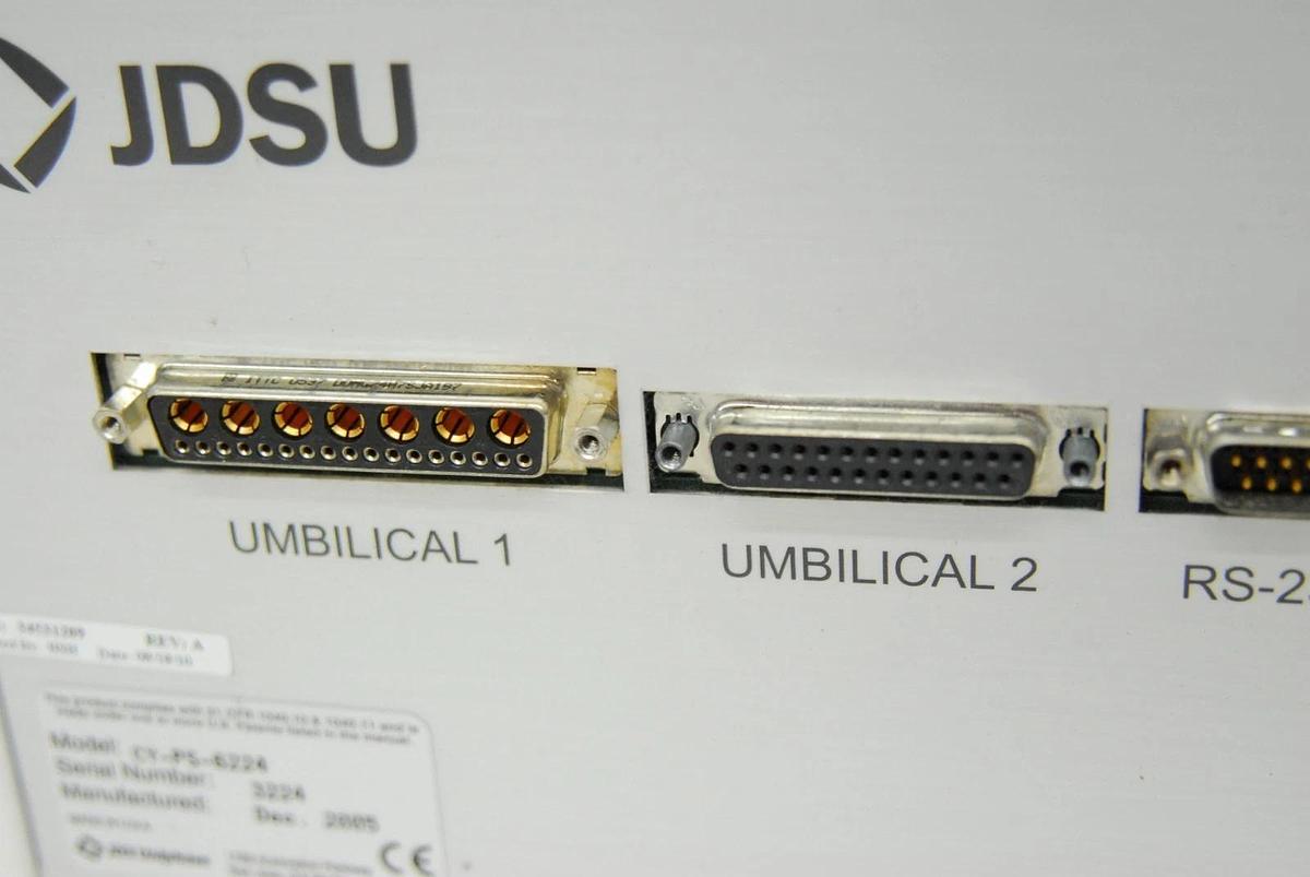 Used JDSU CY-355-060 XCYTE DPSS Quasi-CW Laser W/ CY-PS-6224 Power Supply