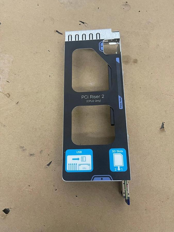 Used CISCO 74-10152-01 PCI-E Riser Card w/ Bracket and SD Card