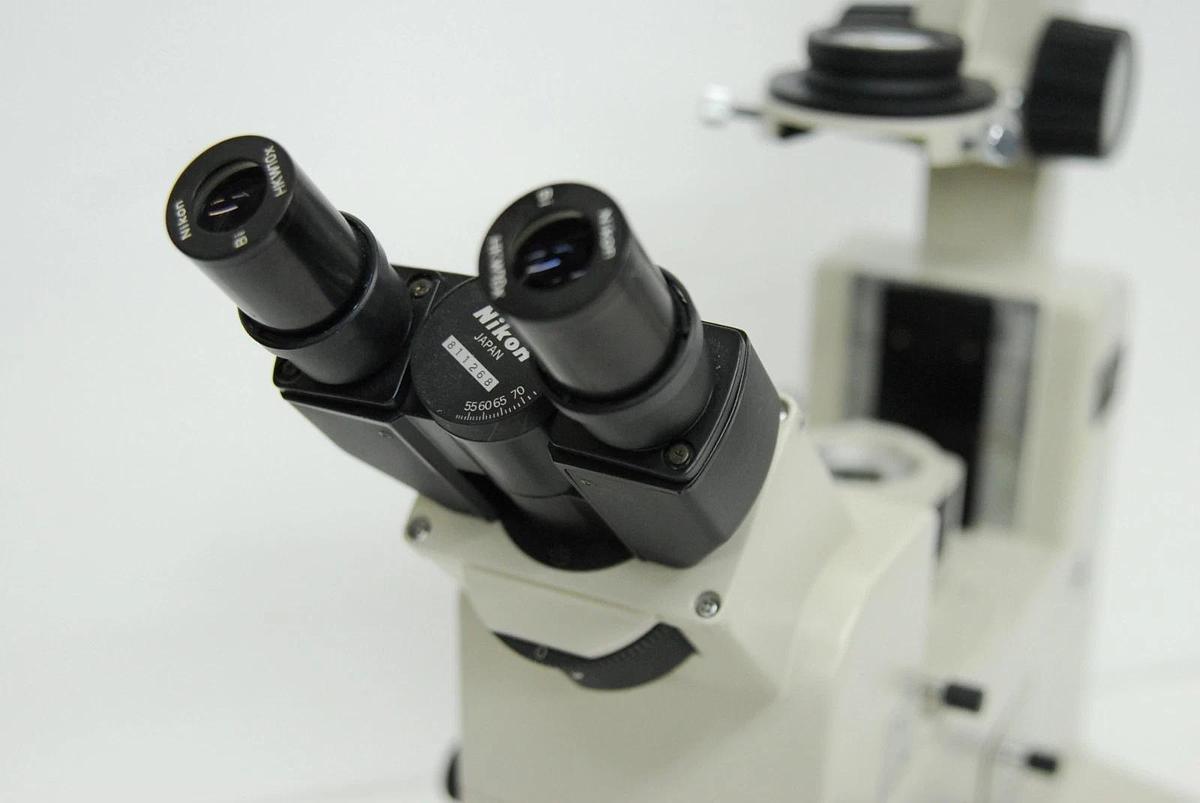 Used Nikon Diaphot TDM Inverted Microscope - Read Description