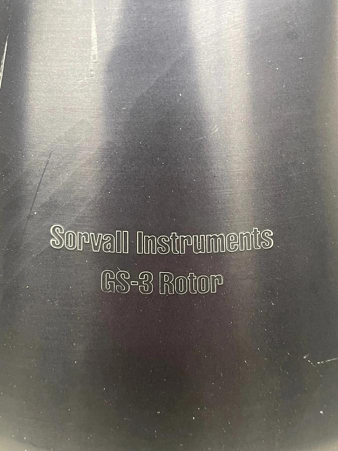 Used Sorvall GS-3 Fixed-Angle Rotor - 6 x 500 mL - 9,000 RPM