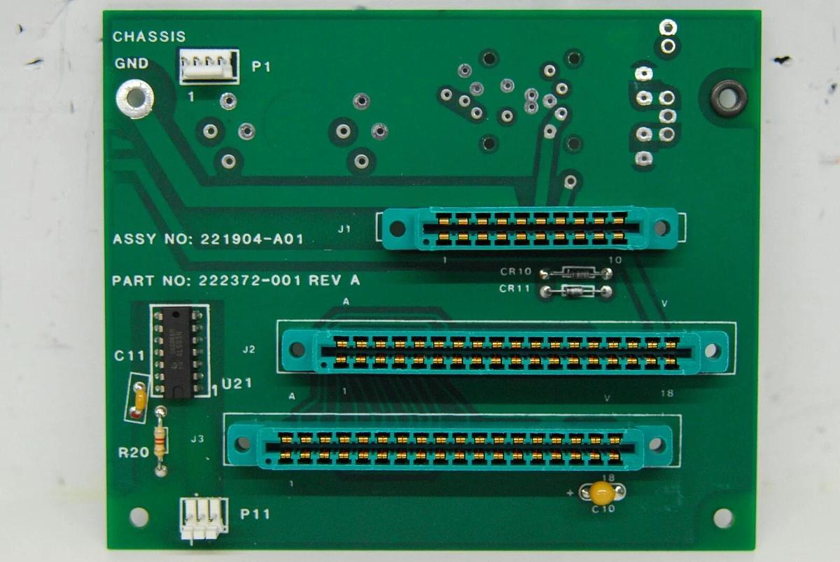 Used Cahn 221904-A01 222372-001 Backplane (C-35 Microbalance)