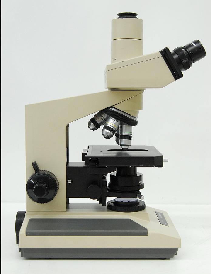 Used Olympus BH-2 BHTU Trinocular Microscope W/ DPlan 4/10/20/40 Objectives