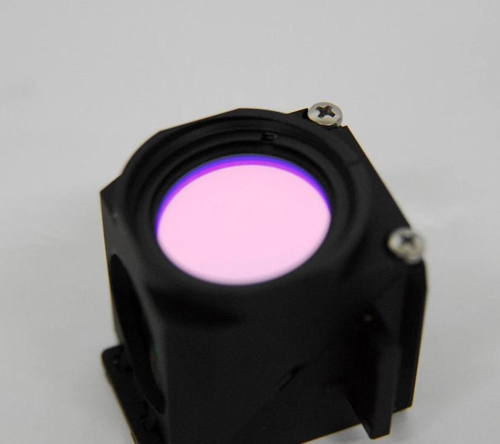 Used Zeiss 73000v2 FURA2/R C90126 Microscope Filter Cube (Axiovert 200)