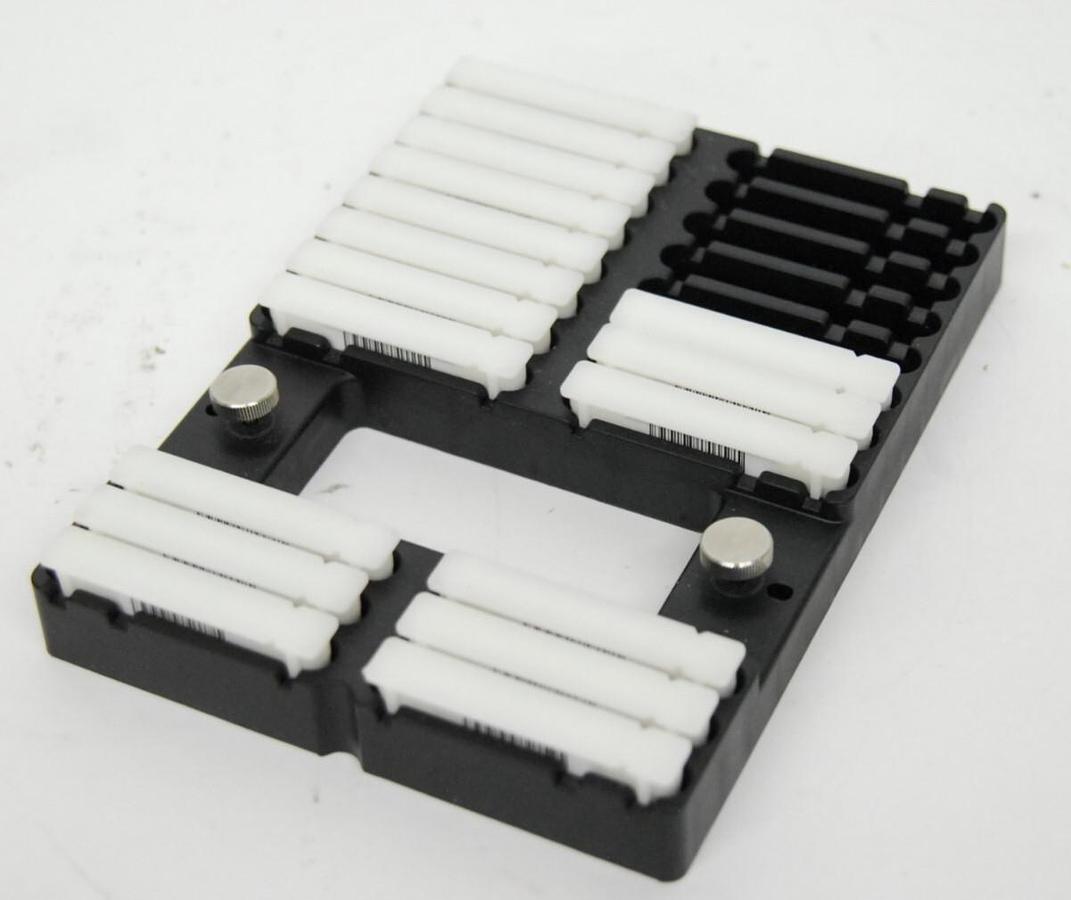 Used Ortho-Clinical Vision Analyzer - CIMS 22 Slot Tray (17 Inserts Included)