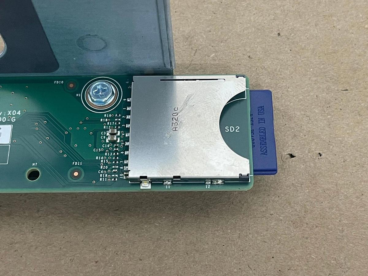 Used CISCO 74-10152-01 PCI-E Riser Card w/ Bracket and SD Card