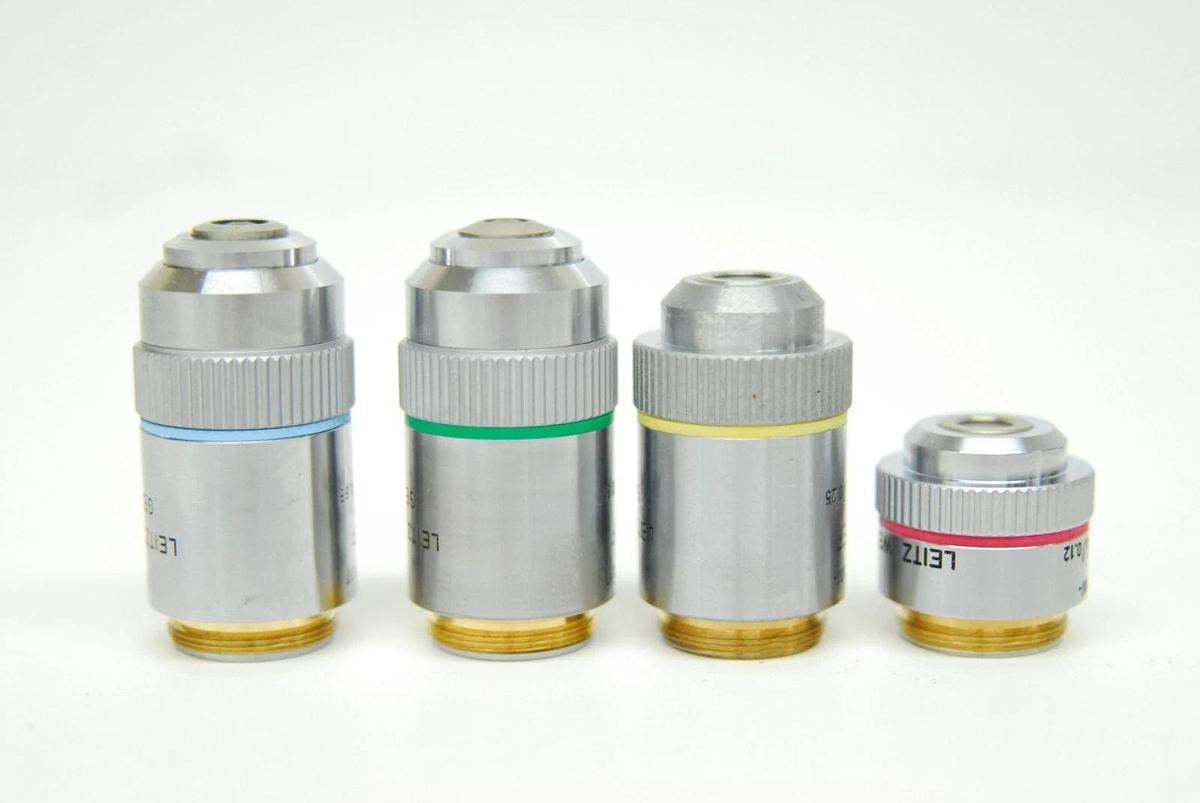 Used Leitz EF 4x,10x,25x,40x Objective Set (519759,519760,519761,519762)