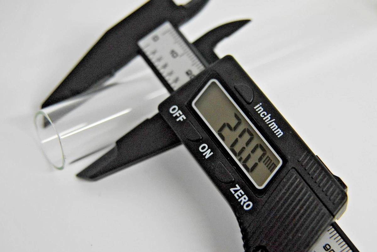 Corning Pyrex Tubing Borosilicate Glass 20mm OD, 17.5mm ID, 1.5mm wall, 24" Long