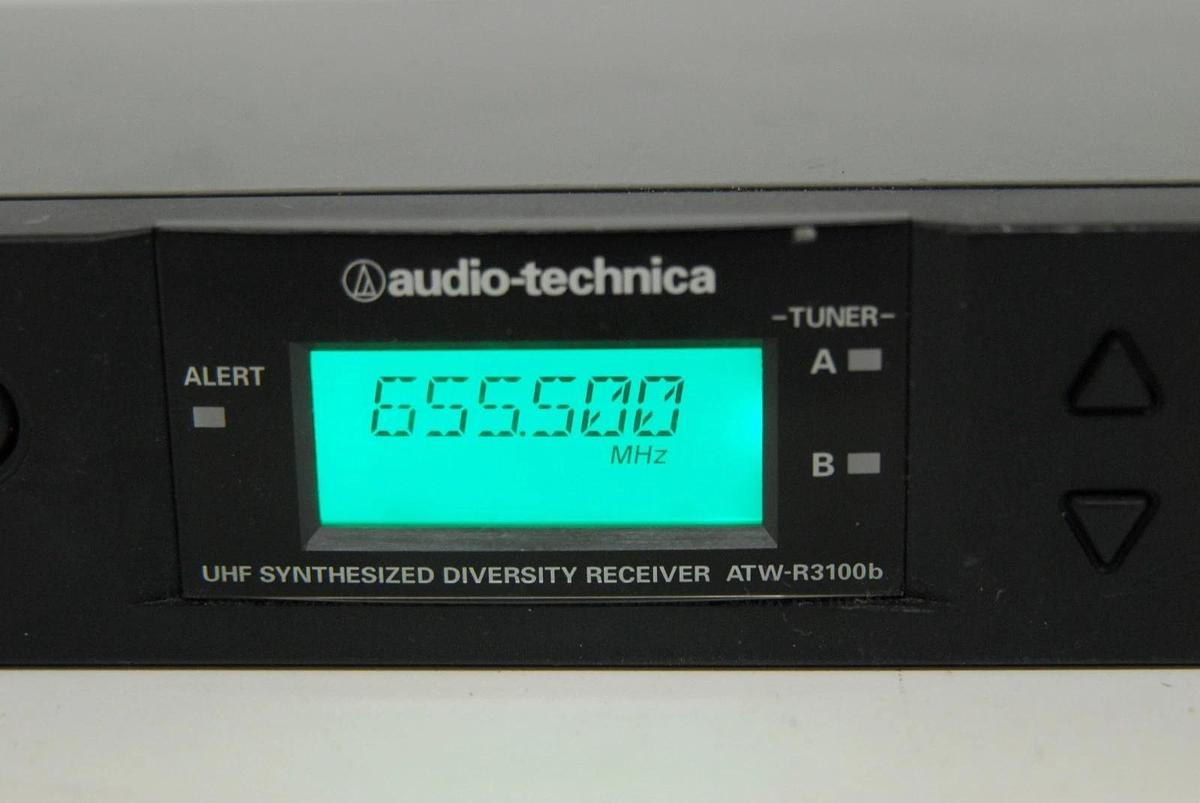 Used Audio-Technica ATW-R3100bD 655-680MHz Wireless Receiver - Not for use in US