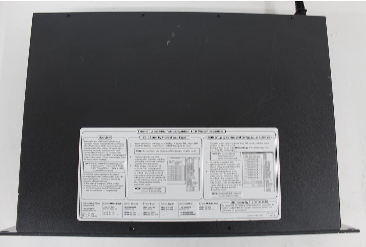 Used Extron DXP CrossPoint 88 Series HDMI w/ Keyminder