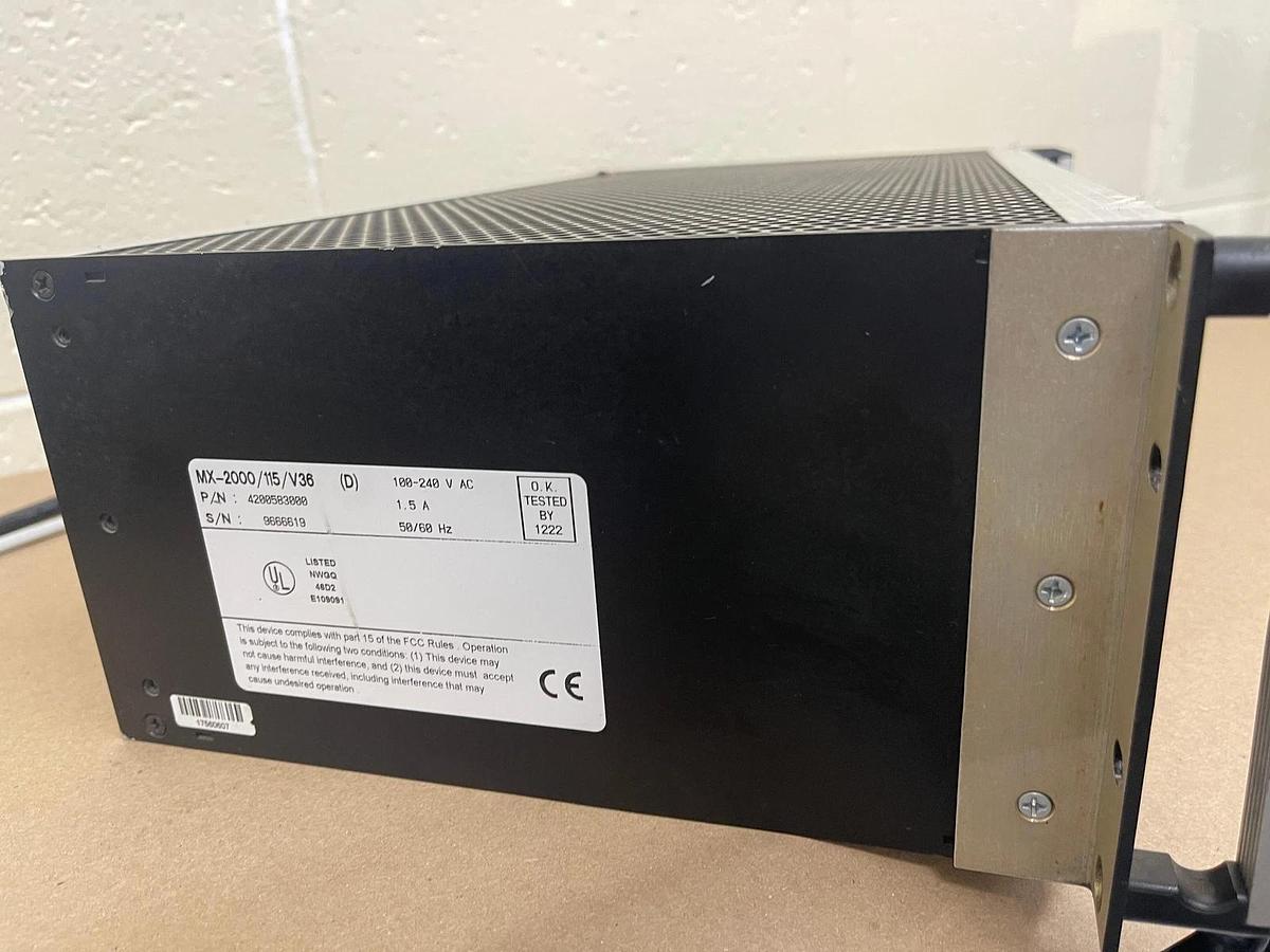 Used California Microwave MDS MX-2000 Digital Multiplexer (4200583000) W/ Cards