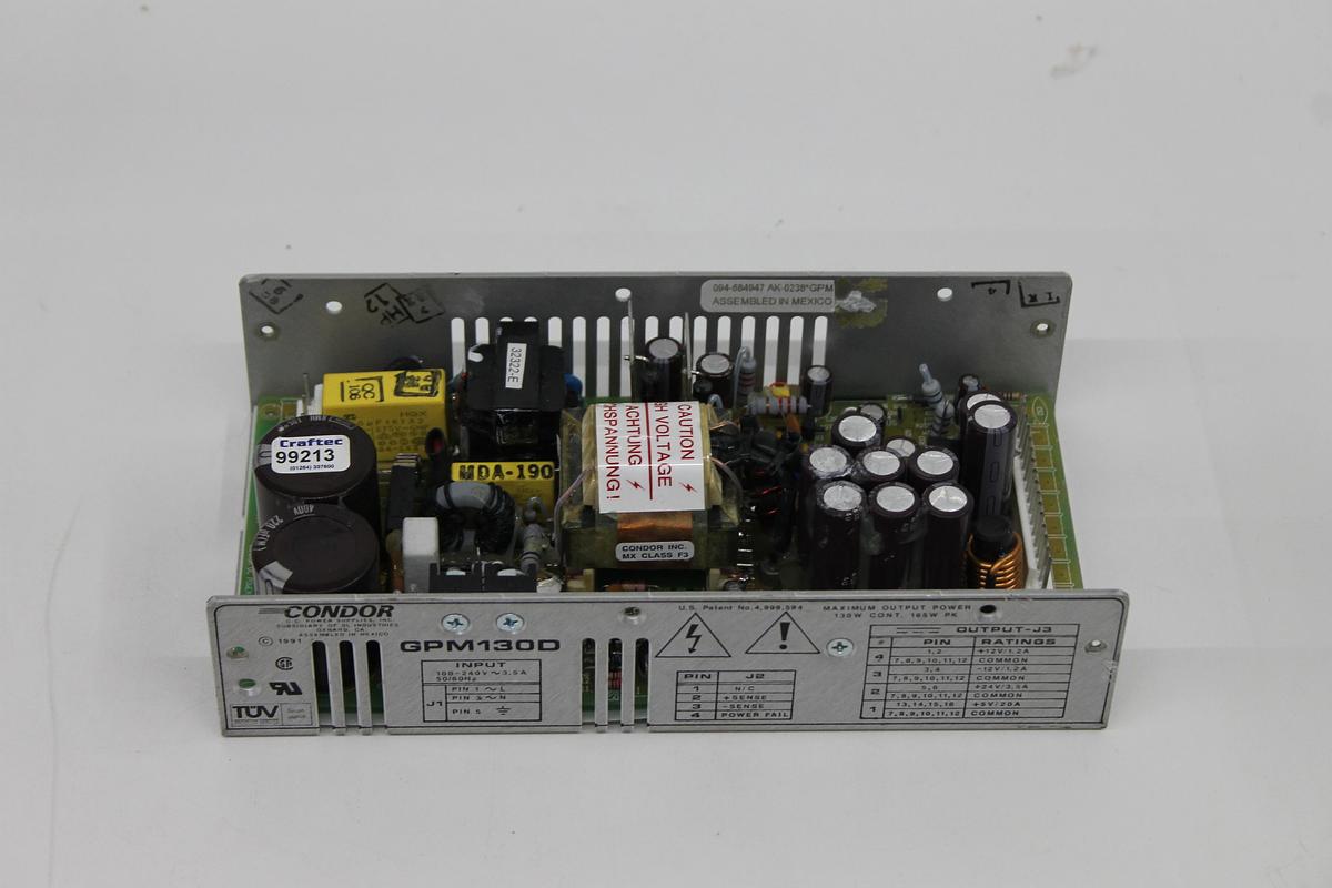 Used Condor Power Supplies 02-32370-0001 Rev N Power Supply