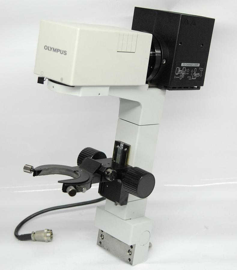 Used Olympus IX-ILL100LH Illumination Column Arm W/ Lamp, Filters (IX70)