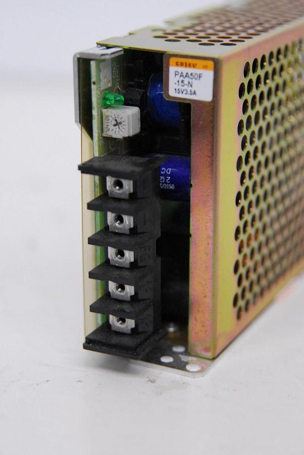 Used Cosel PAA50F-15 PAA50F-15-N Power Supply 15V 3.5A