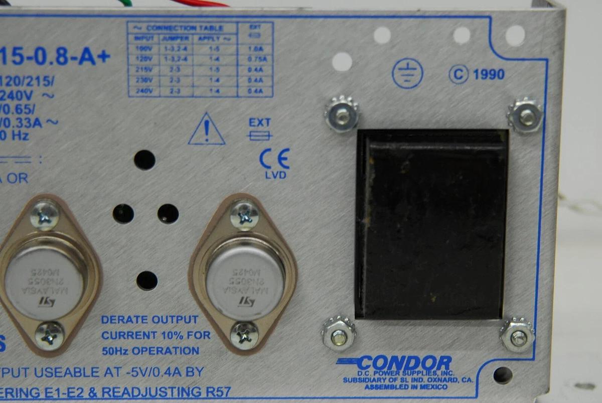 Used Condor HAA15-0.8-A+ Power Supply
