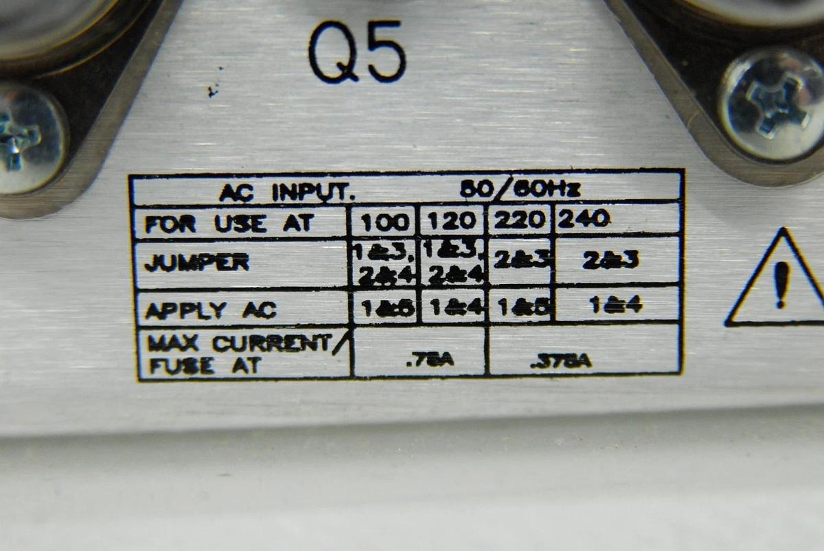 Used Power-One HTAA-16W-A Triple-Output Linear DC Power Supply (+5V, +/-12V)