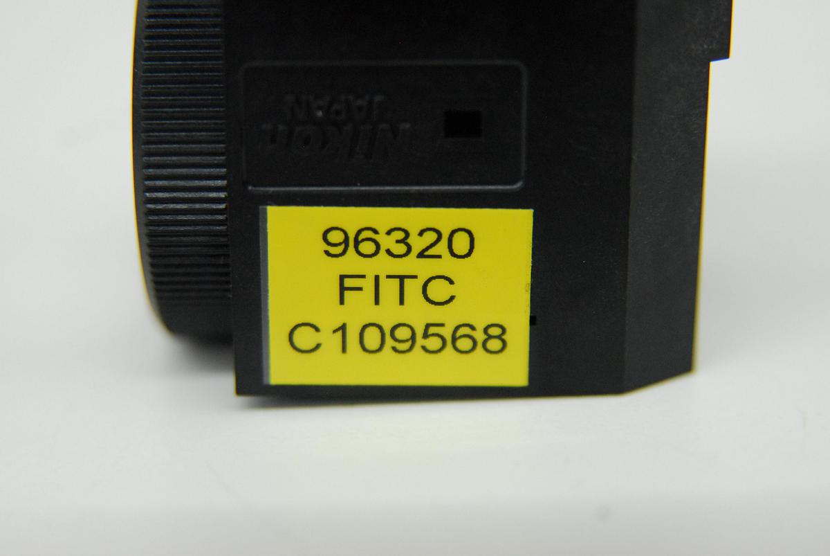 Used Nikon 96320 FITC C109568 Microscope Filter Cube (C-FL)