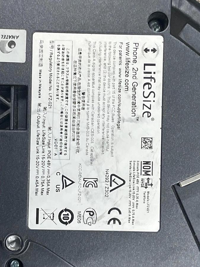 Used Lifesize LFZ-021 HD Audio Conference Unit 2nd Gen