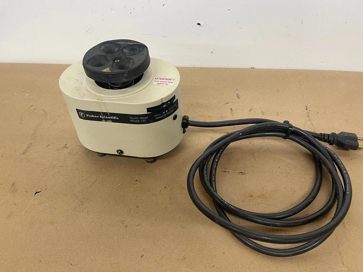Used Fisher Scientific Variable Speed Touch Mixer Model 232