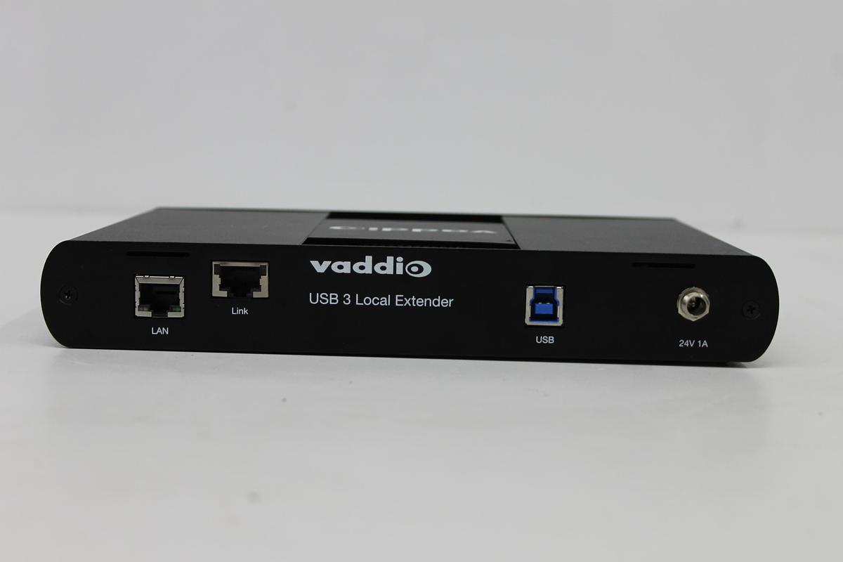 Used Vaddio 802-3259 and 802-3258 USB-3 Local and Remote Extenders