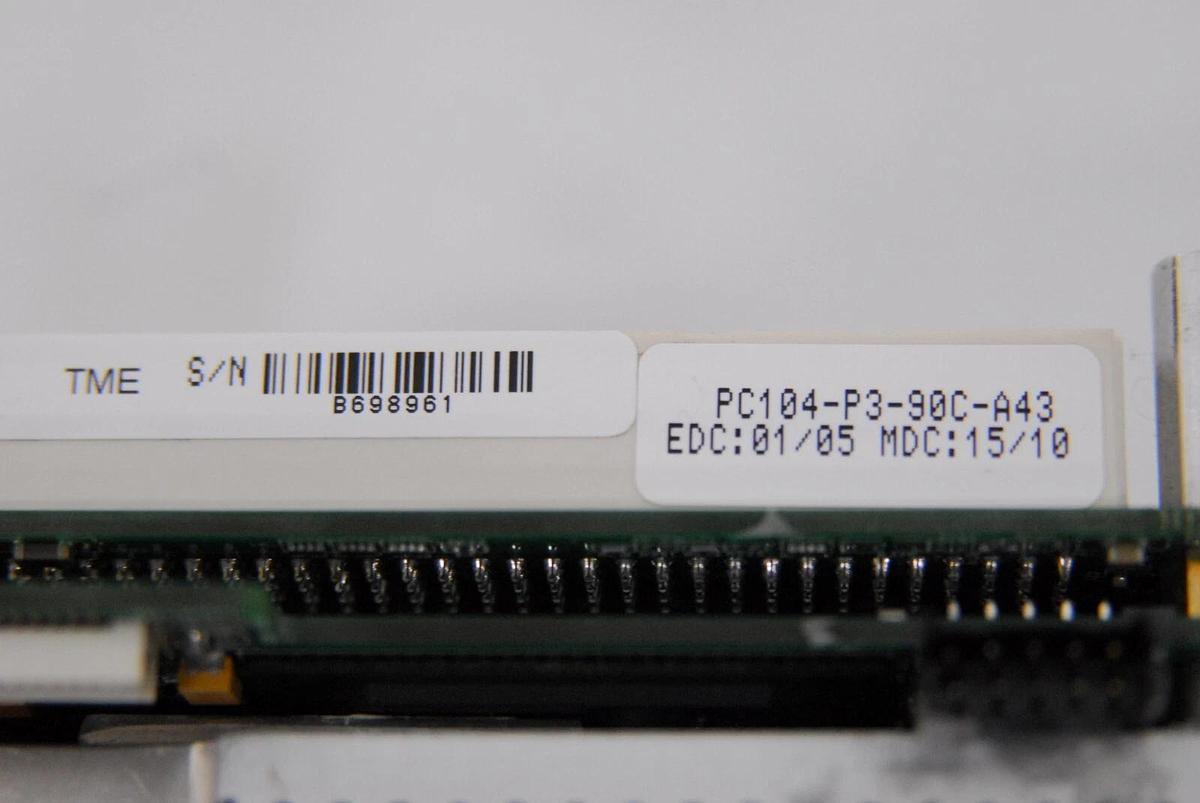 Used Toronto MicroElectronics TME PC104-P3-90C-A43 Single Board Computer (SBC)