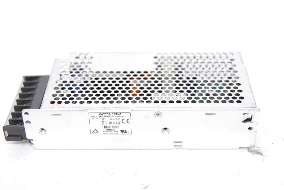 Used Lambda JWT75-5FF/A 75W Triple-Output Power Supply (+5V 8.0A/+15V 3.2A/-15V 0.5A)