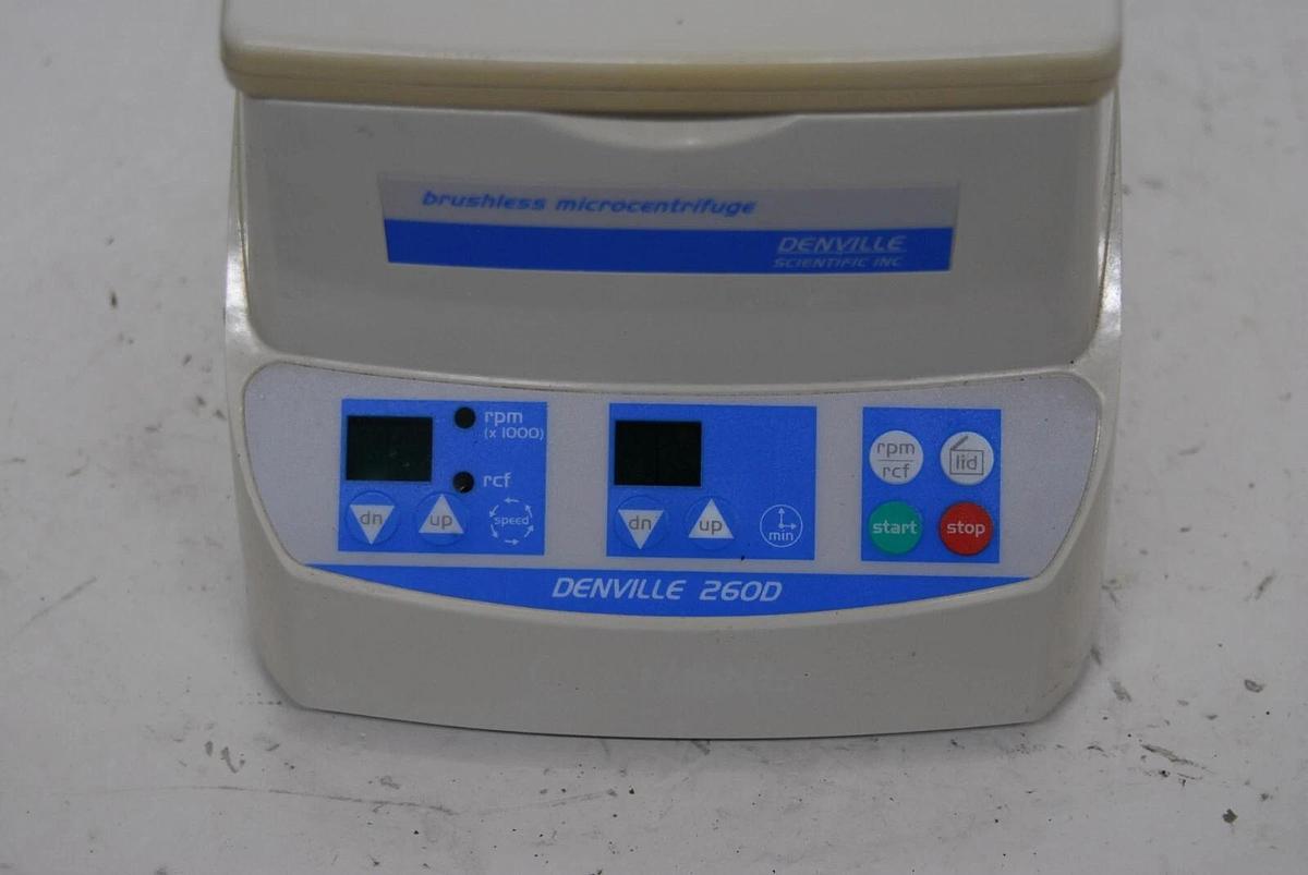 Used Denville Scientific 260D Brushless Microcentrifuge W/ Rotor - not working