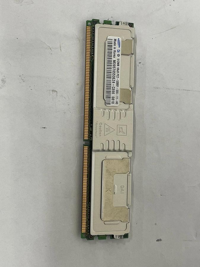 Used Samsung M395T6553EZ4-CE66 512MB DDR2 667MHZ 240PINS Server Memory