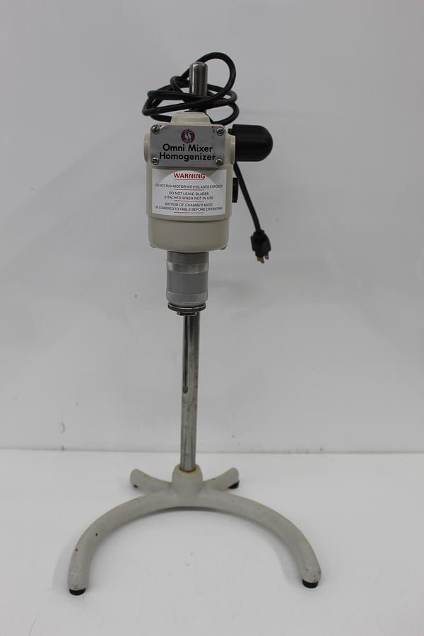 Used Omni-Mixer 17105 Laboratory Homogenizer Variable Speed 500-18000 RPM