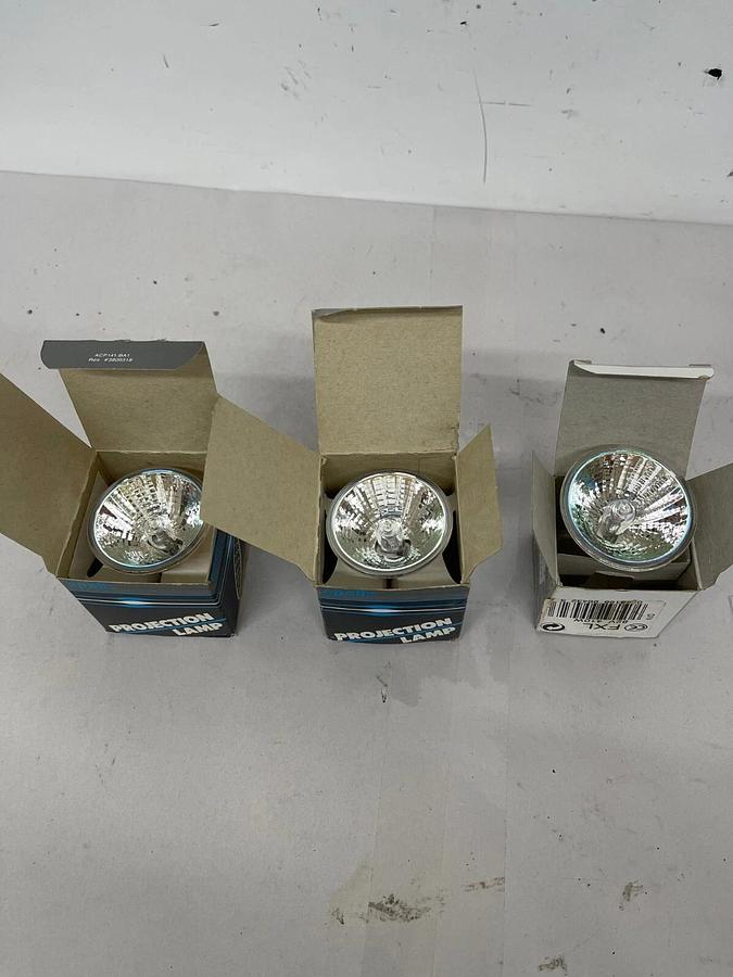 Used Projector Lamp Bulbs - FXL, ENX, ELC - Wiko, GE, Apollo, Eiko - Lot of 11