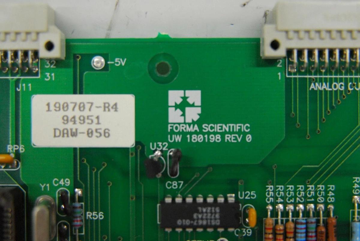 Used Forma Thermo Scientific UW-180198 190707-R4 Main Processor Board (Model 3110)