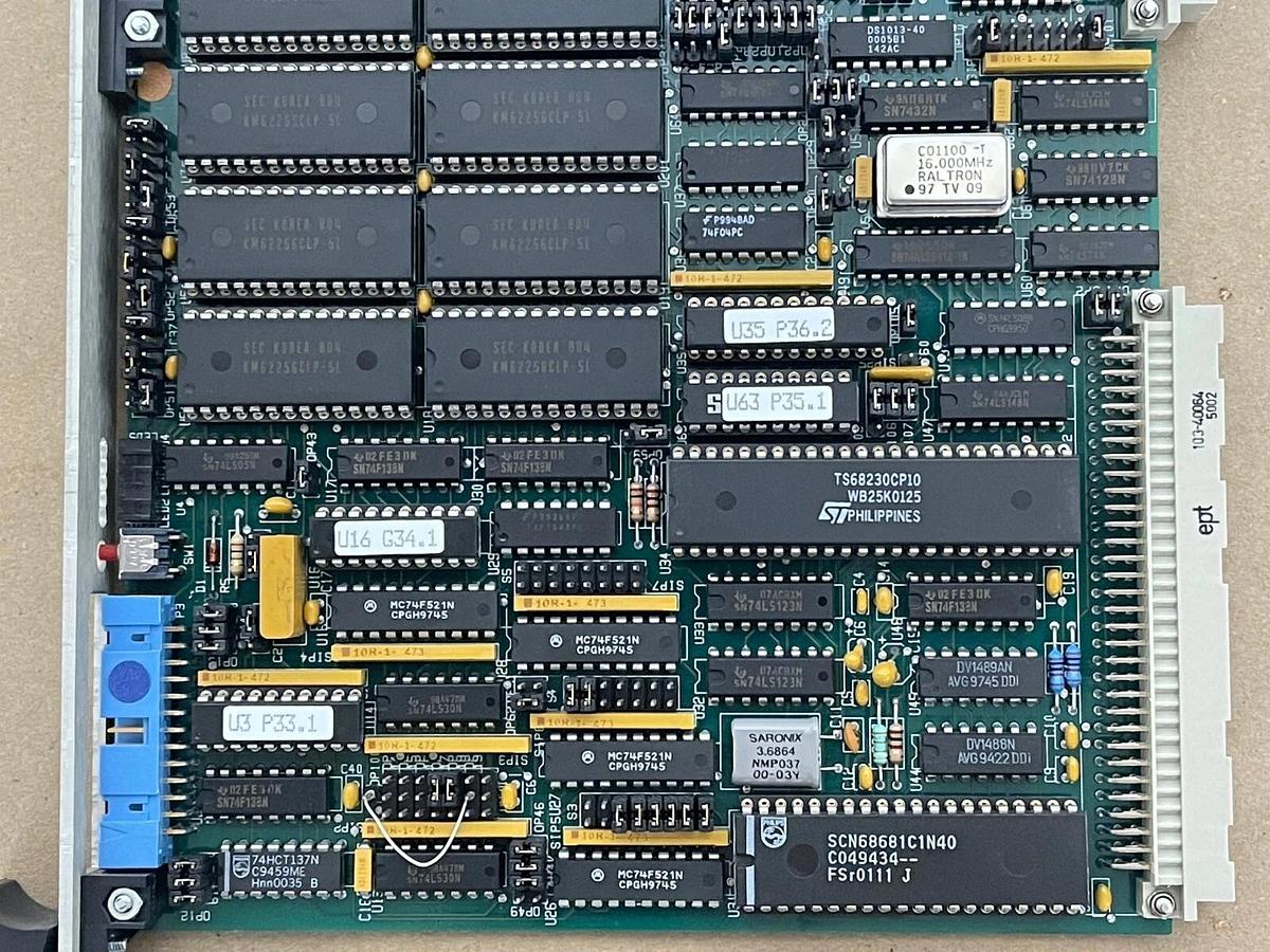 Used Omnibyte 0B68K/VME1 Single Board Computer /From Omicron Spectrometer 954