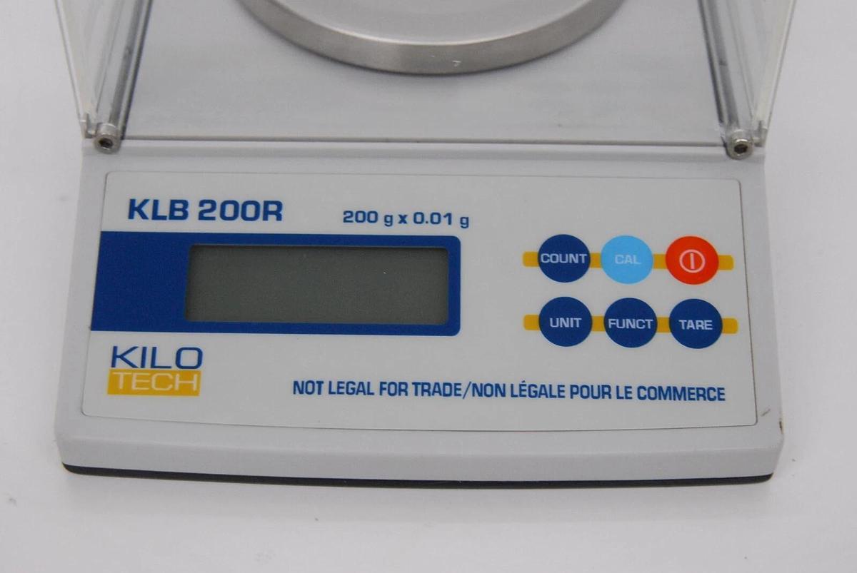 Used Kilo Tech KLB-200R Scale 200g - TESTED - Read Description