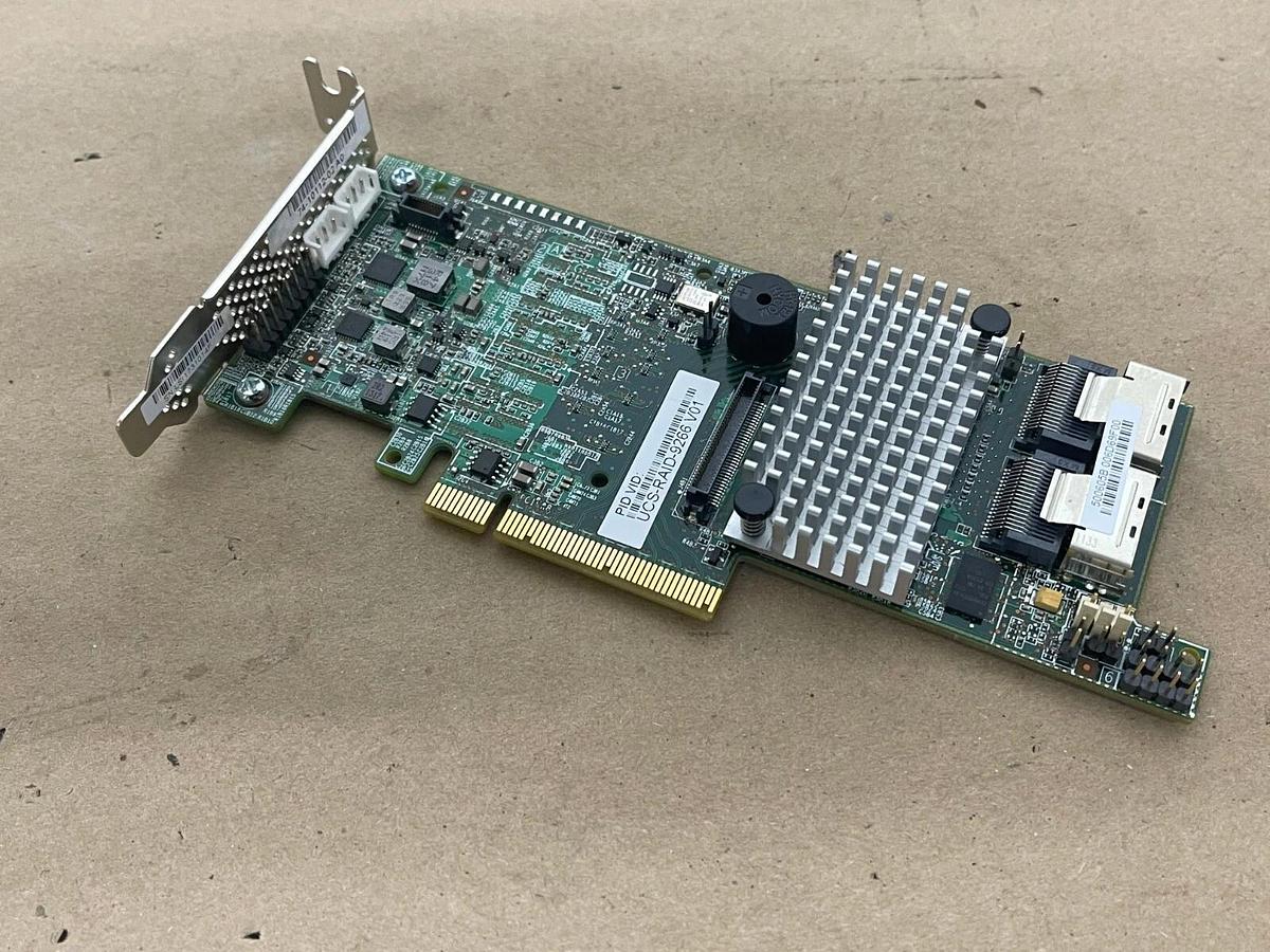Used Cisco 74-10112-02 A0 Dual SAS PCIE UCS-RAID-9266 V01