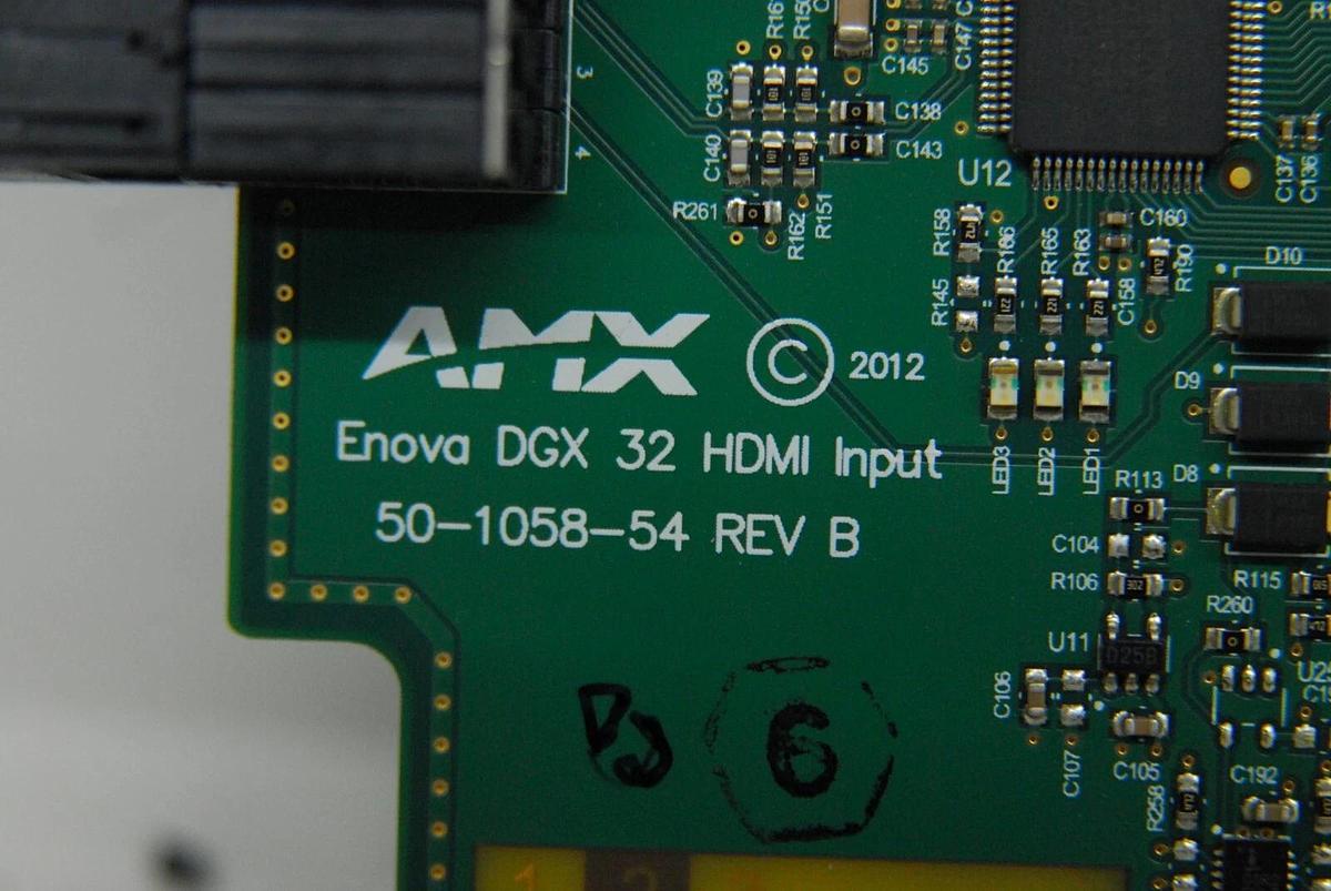 Used AMX FG1058-540 50-1058-54 ENOVA DGX 32 4K HDMI Input Board