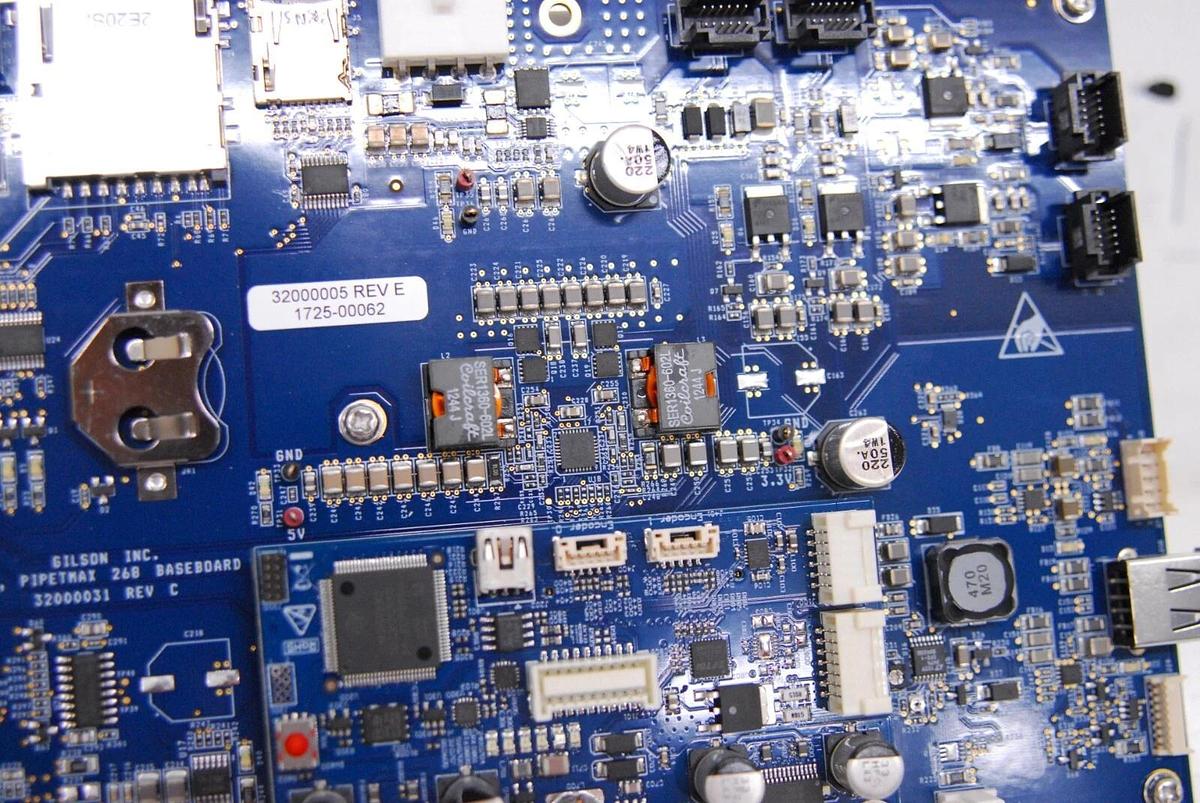 Used Gilson 32000031 3200005 PCB Pipetmax 268 Baseboard