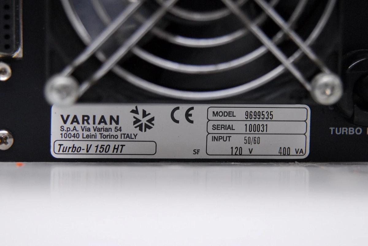 Used Varian TV 150HT Turbomolecular Pump Turbo-V MacroTorr W/ 9699535 Controller