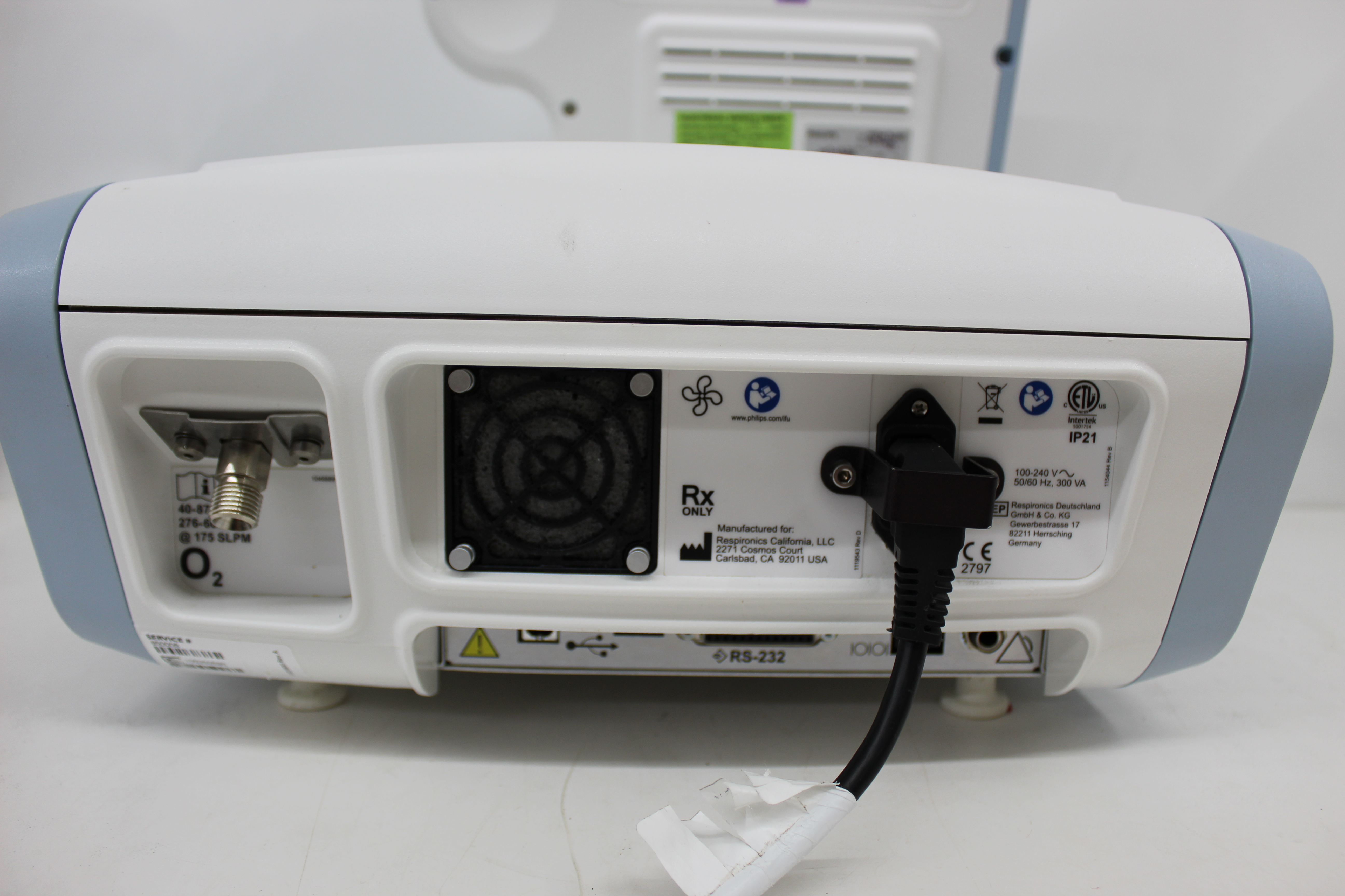 Used Philips Respironics V60 Plus Ventilator System
