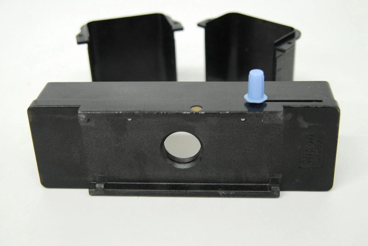 Used Nikon 3 Position Microscope Fluorescence Filter Cube Turret - Diaphot 200/300